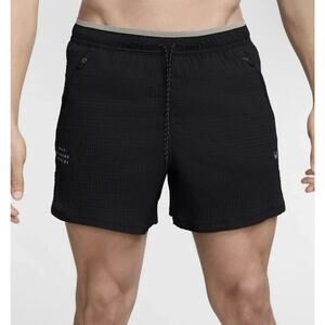 Mens Size XL Nike Dri-FIT Running Division Stride 5" Shorts (FZ0611-010) Black